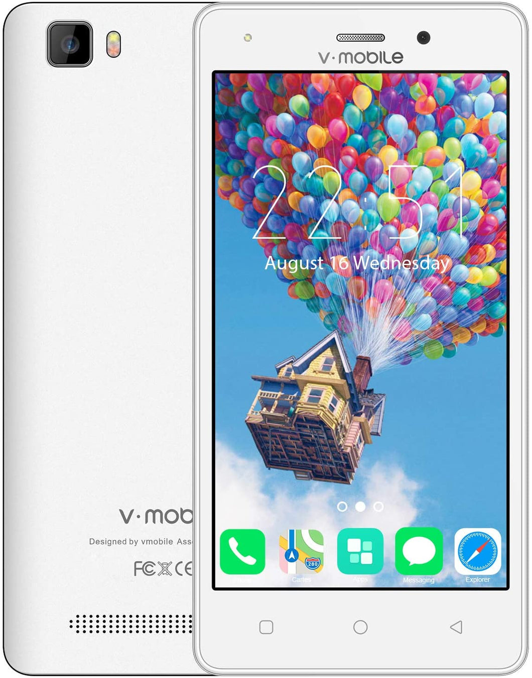 Celular desbloqueado 4G LTE, Android 8.1, de 5.2 pulgadas NDP-2