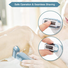 Cargar imagen en el visor de la galería, Maquinilla de afeitar eléctrica para mujeres recargable sin dolor mojado y seco sin cable NDP-13
