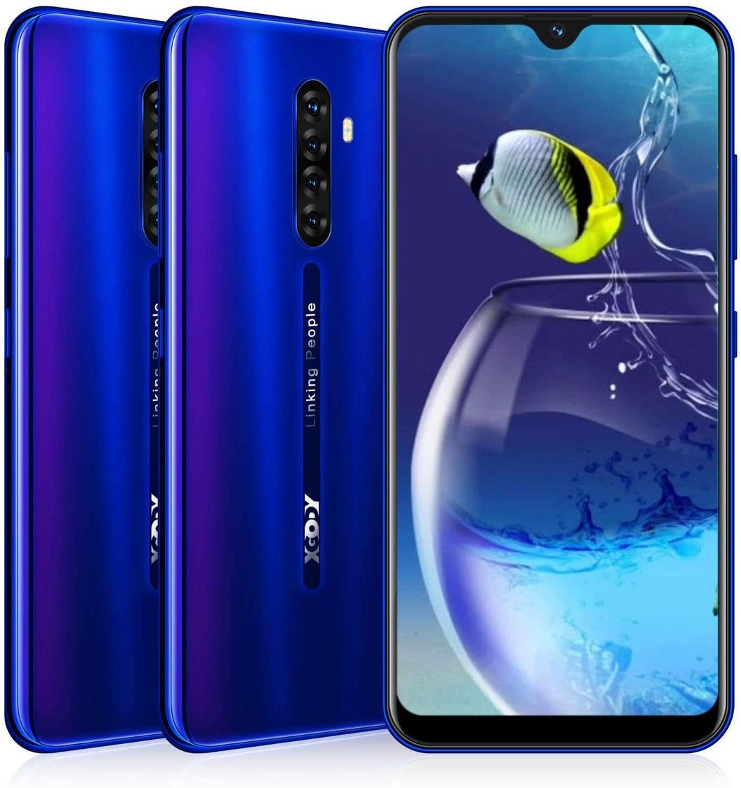 6.3inch LTE 4G Desbloqueado Phone Note 8 Xgody 16GB + 2GB Android 9.0 NDP-20