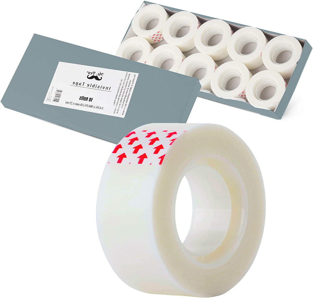 Cinta adhesiva transparente, 10 rollos  NDP 49