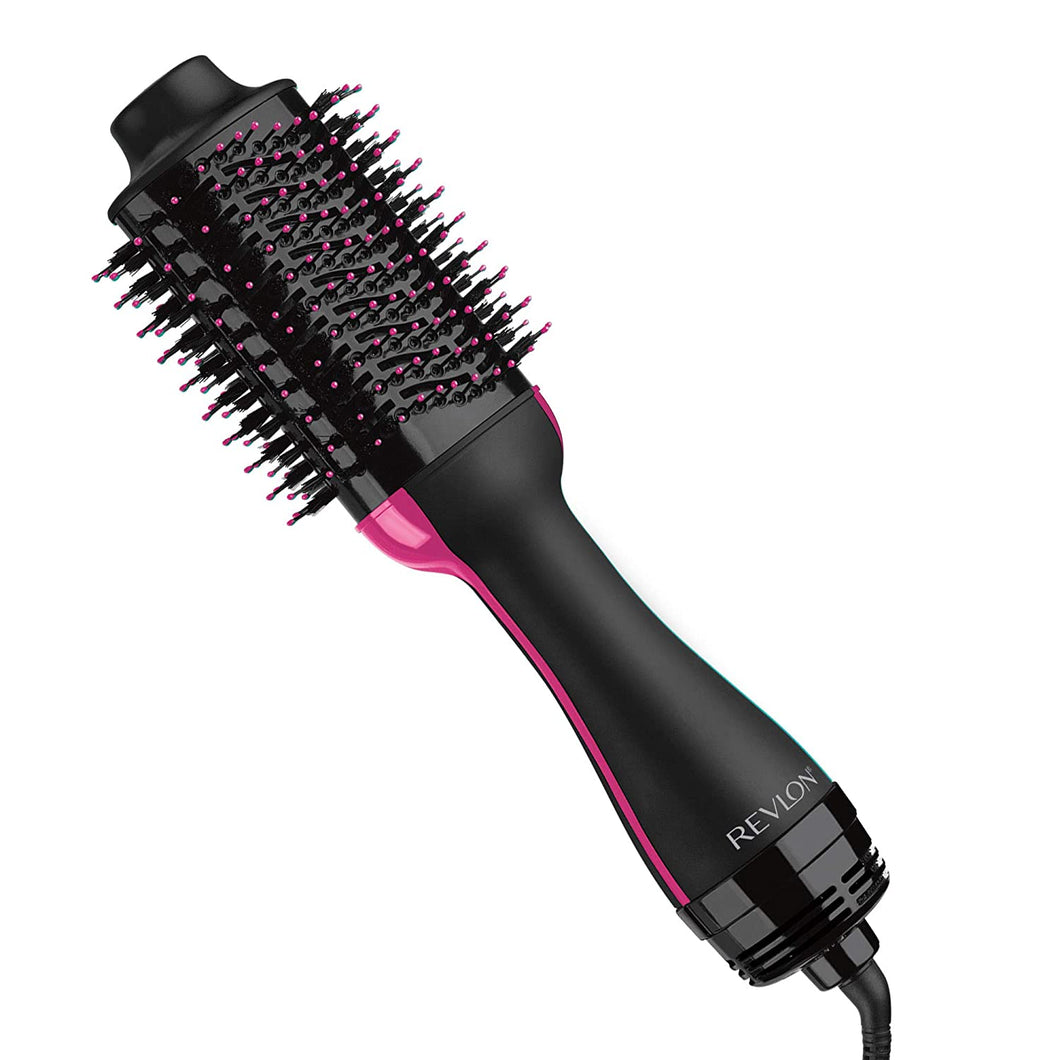 Cepillo de aire caliente, secador y voluminizador de un paso Revlon, negro NDP-48