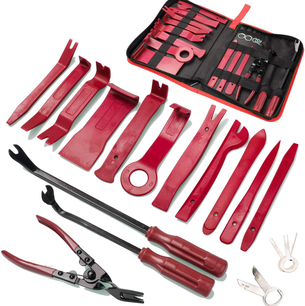 Kit de 19 piezas de herramientas de extracción para panel y puertas de automóvil NDP-4