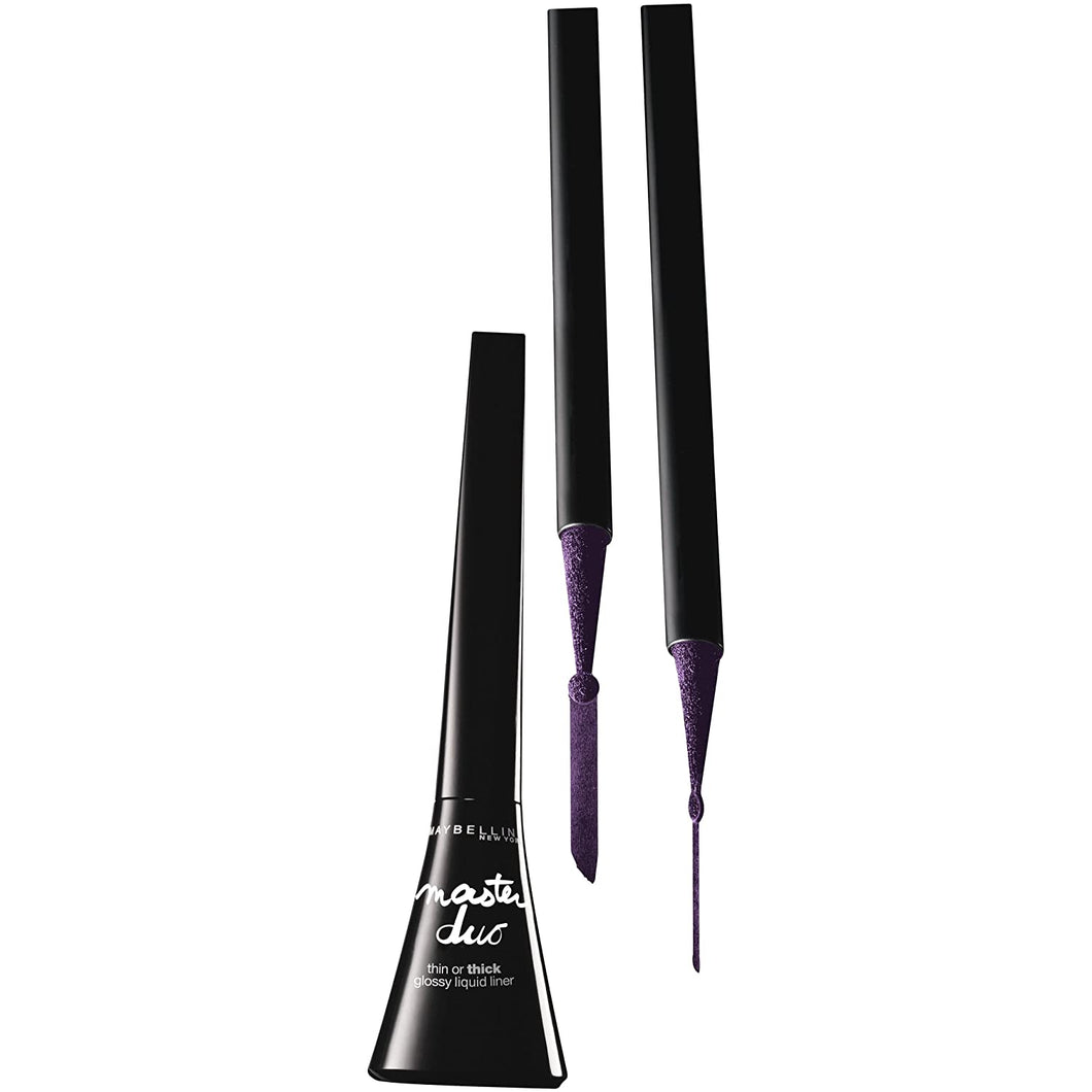 Maybelline New York Eye Studio Master Duo - Líquido de líquido brillante, 0,05 Fluid