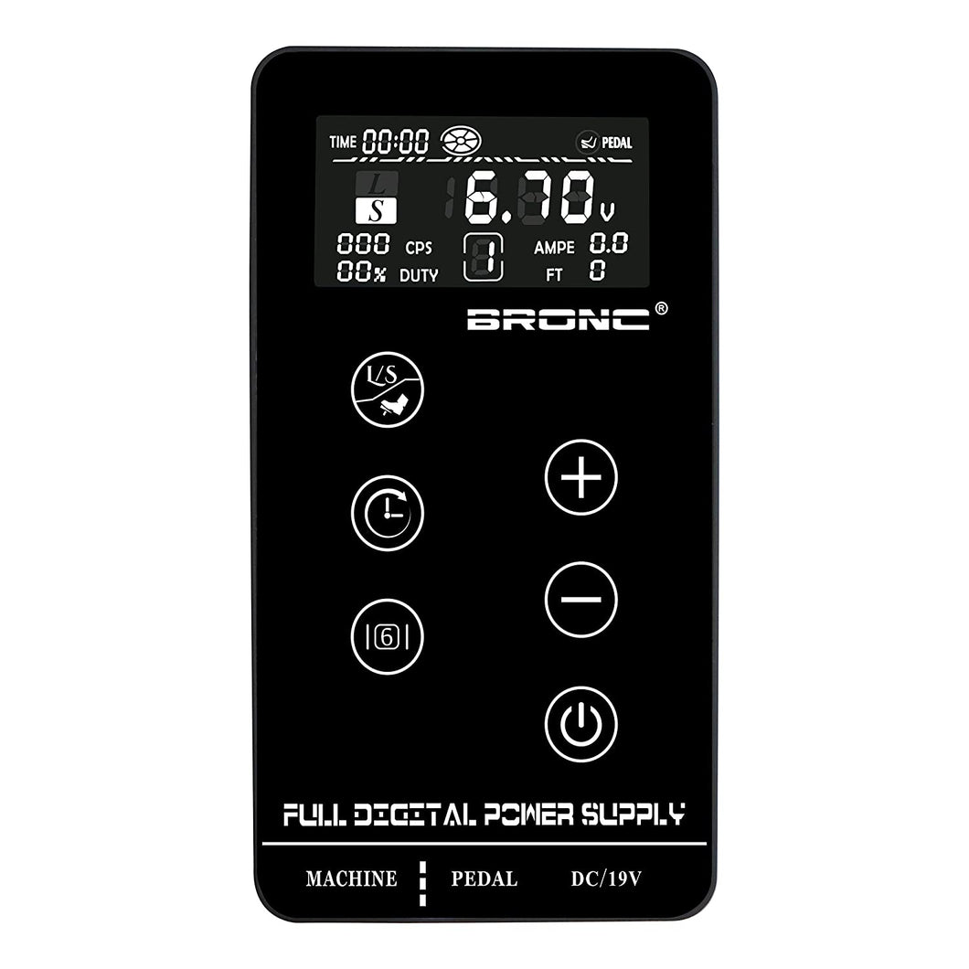 Fuente de alimentación profesional para tatuajes con pantalla táctil digital LCD