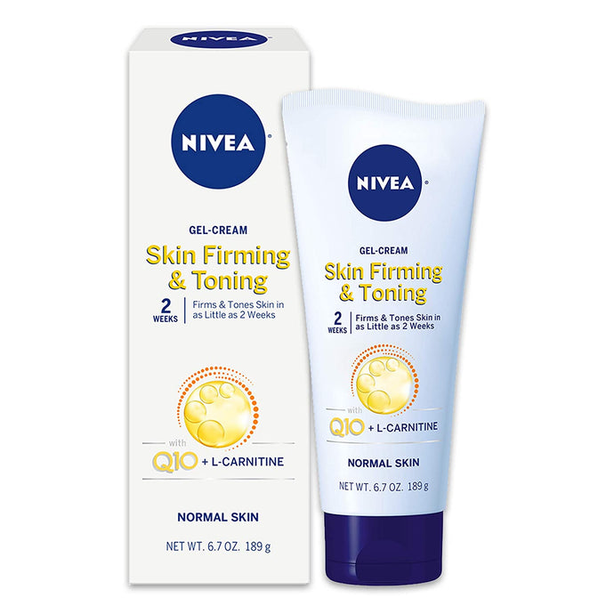NIVEA Gel-Cream reafirmante y tonificante para el cuerpo - Con Q10 6.7 oz