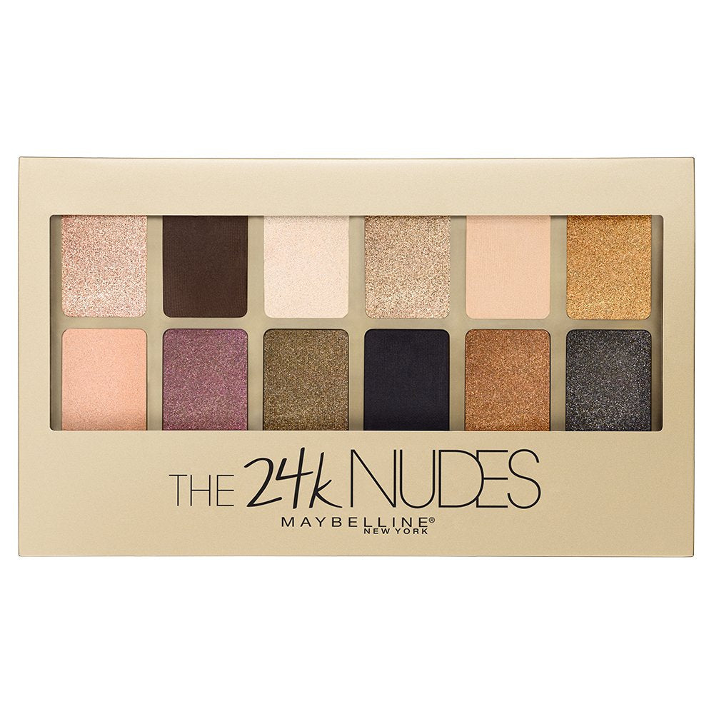 Maybelline New York The 24K Nudes Sombra de ojos, 0.34 oz, juego de regalo