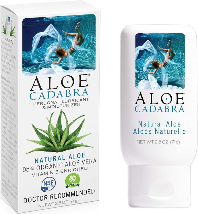 Aloe Cadabra Organic Natural Aloe Vera Lubricante Personal y humectante Vaginal NDP-47