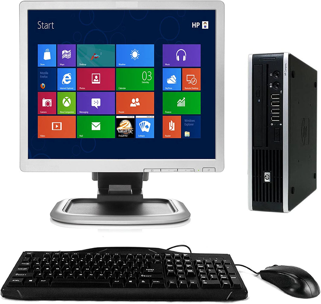 HP Elite 8000 USFF Windows 10 computadora de sobremesa  Monitor de LCD (Renovado)   NDP-14