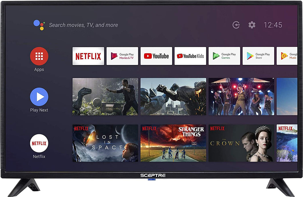 Scepter Android TV A322BV-SRC 32 Pulgadas  Smart LED HD TV NDP3