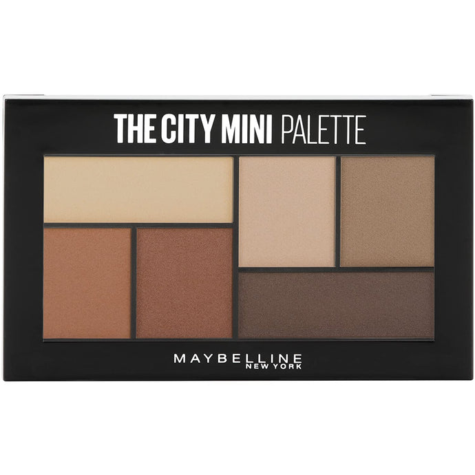Maybelline Makeup The City Mini Paleta de sombra de ojos, sombra de ojos de hormigón, 0,14 oz, Total 1