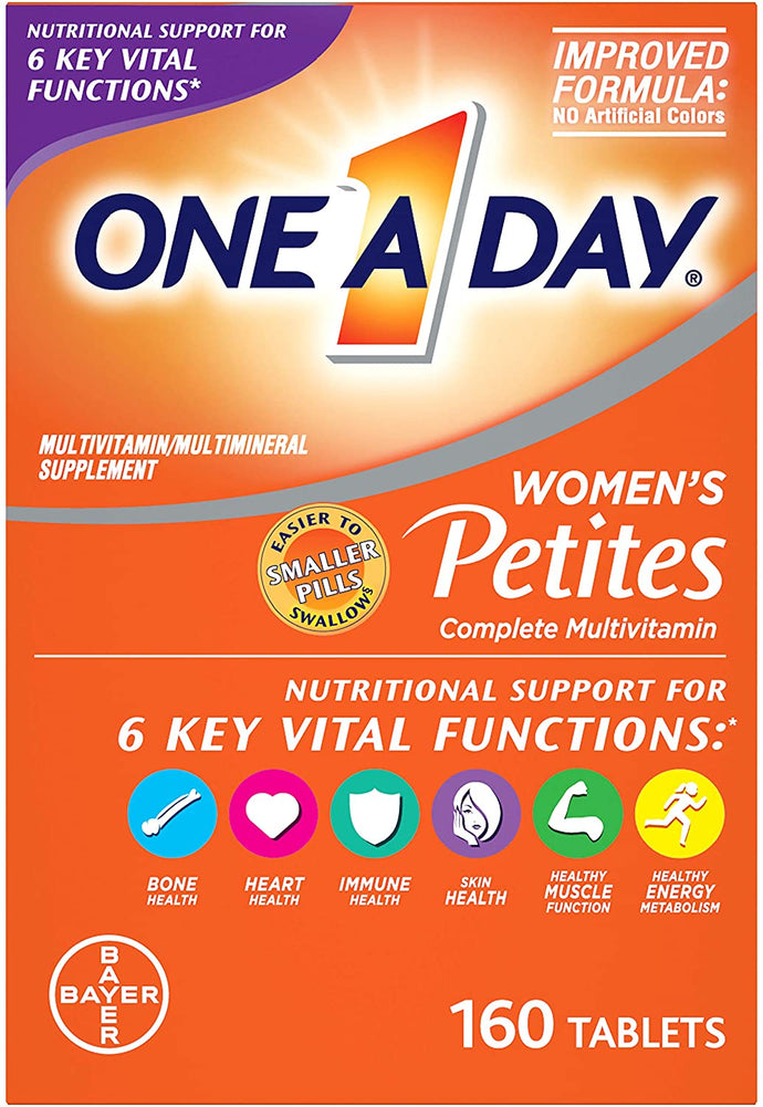 Multi-vitamina para mujeres One-A-Day Petites, 160 tabletas