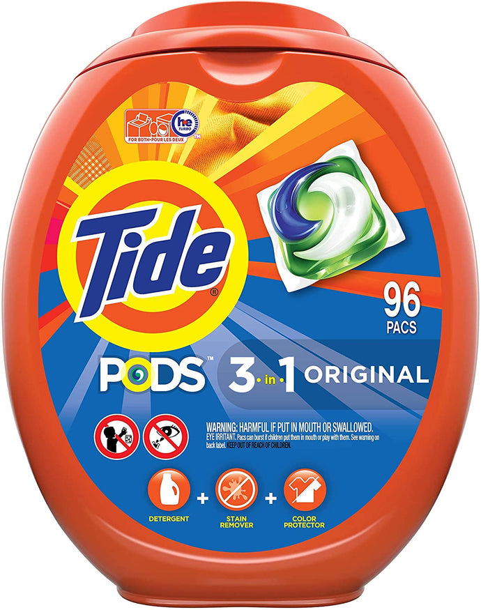 Tide PODS detergente líquido Pacs, aroma original NDP 71