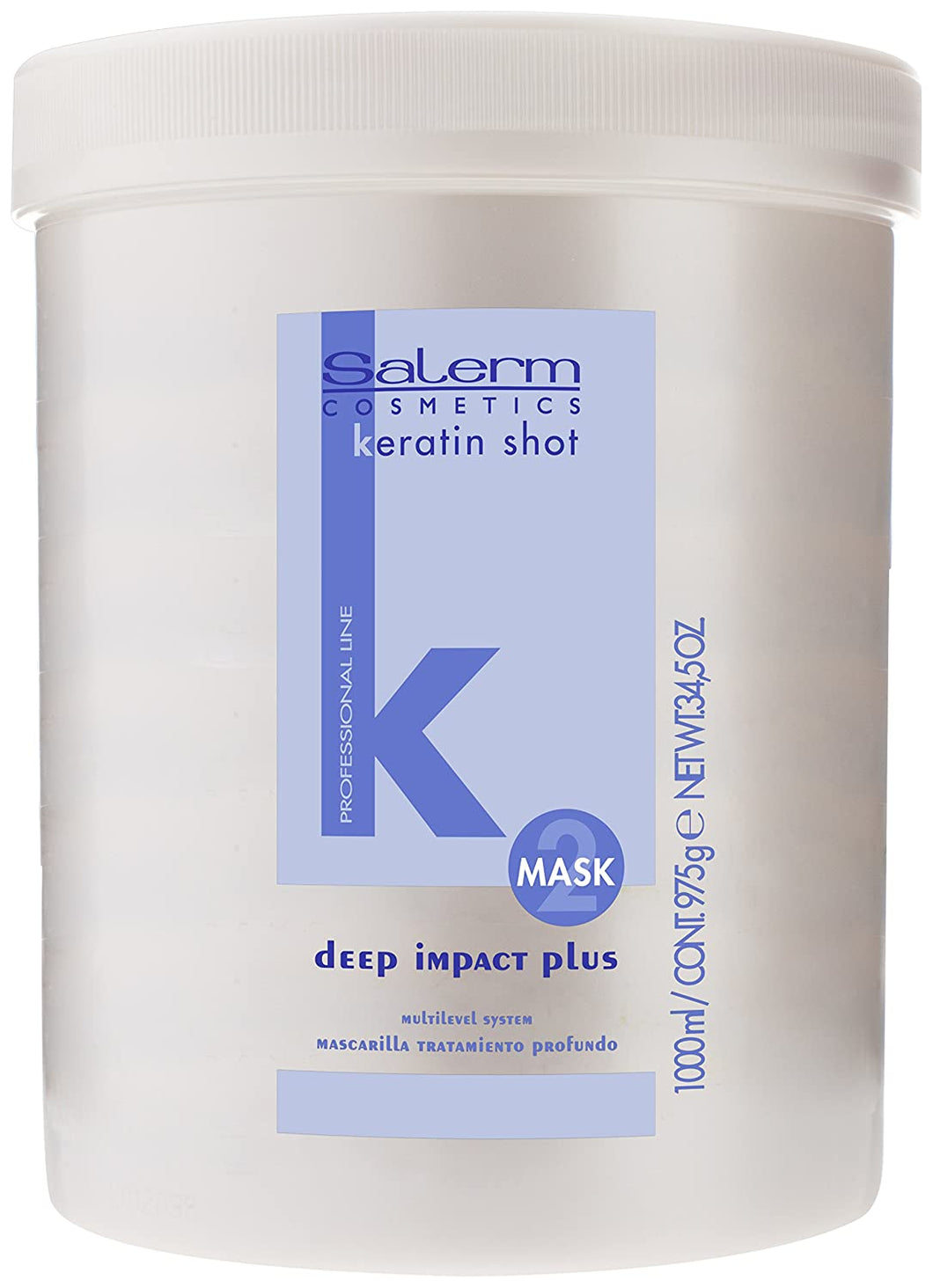 SALERM Queratina Shot Máscara de impacto profundo Plus 1000 ml  NDP-107