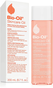 Bio-Oil Aceite para el cuidado de la piel, aceite corporal para cicatrices y estrías, hidrata la piel