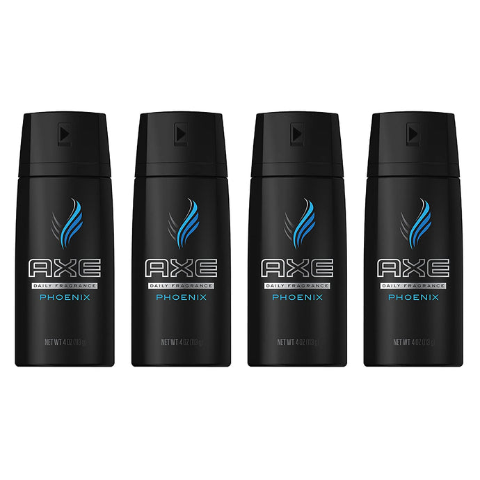 AXE Body Spray para Hombres, Phoenix 4 oz, paquete de 4 NDP 1