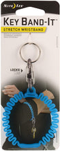 Cargar imagen en el visor de la galería, Key Band-it - Soporte para llave elástica - 2.56&quot; x .5&quot; - Azul,   NDP-12
