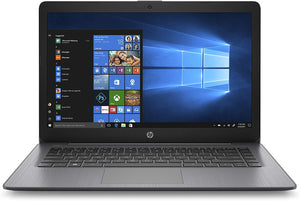 HP Stream Laptop de 14 pulgadas, AMD Dual-Core A4-9120E, 4 GB de RAM, 32 GB eMMC de almacenamiento, Windows 10 S  NDP-35