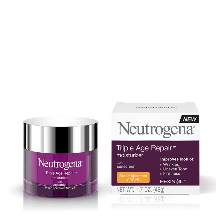 Neutrogena Hidratante facial antienvejecimiento con vitamina C, y manteca de karité, 1.7 oz