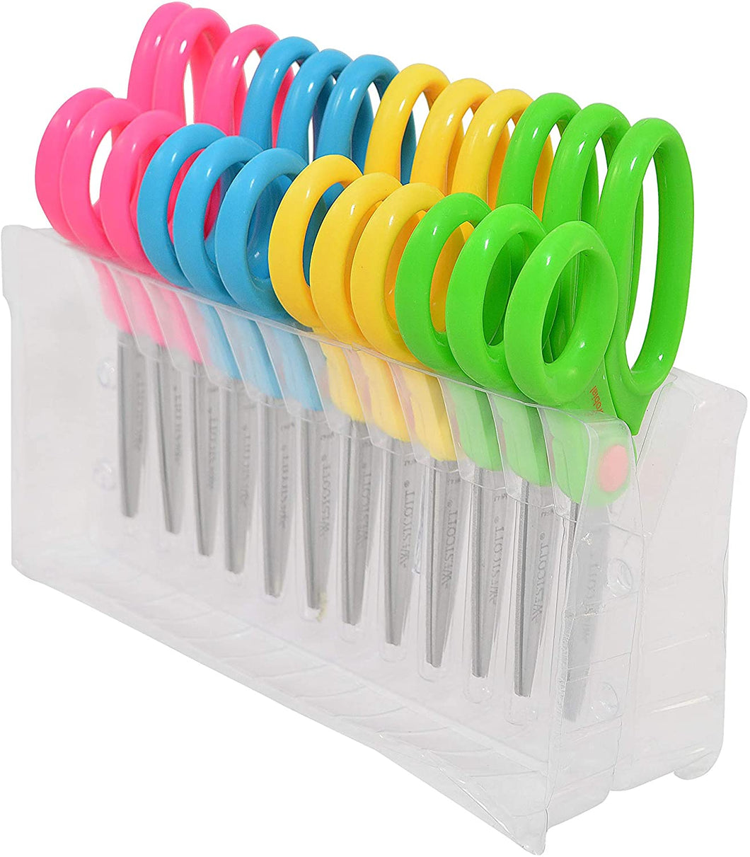 Tijeras  con protección antimicrobiana paquete de 12  NDP20