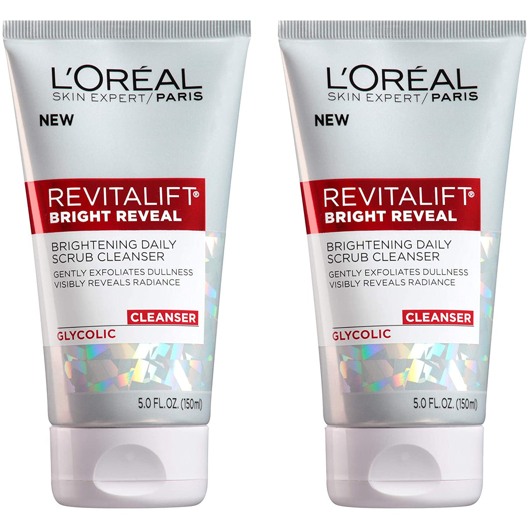 L'Oreal Paris limpiador revelador brillante, 5 Fl Oz (paquete de 2)