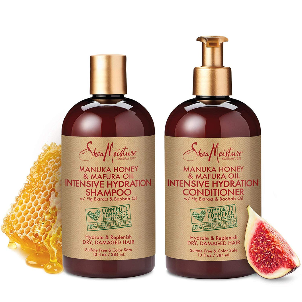 Champú y acondicionador de miel manuka y aceite de mafura  13oz