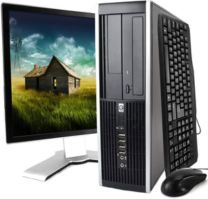 Ordenador HP, Core 2 Duo de 3,0 GHz monitor LCD de 19 pulgadas incluido (Renovado)   NDP-12