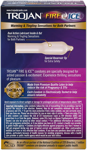 Trojan Condom Lubricante de doble accin para fuego y hielo (10 unidad SupplyRD.com Trojan Condom Lubricante de doble accin para fuego y hielo (10 unidad SupplyRD.com