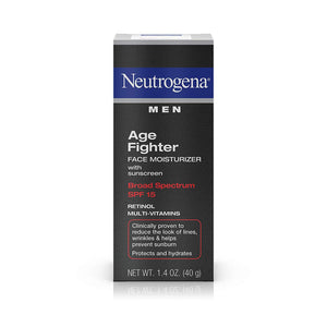 Neutrogena Hidratante facial antiarrugas para hombres, 1.4 oz
