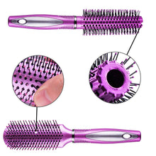 Cargar imagen en el visor de la galería, SIQUK - Juego de 7 cepillos y peines para el cabello y cepillo redondo para desenredar el cabello NDP-90
