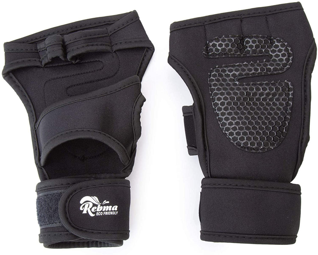 Guantes para levantamiento de pesas, manos abiertas, ventilados NDP-56