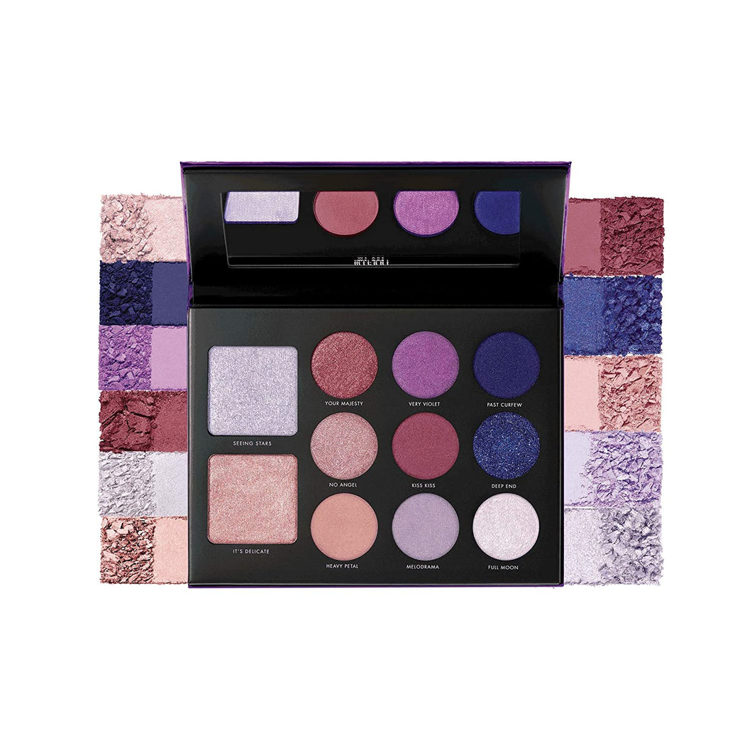 Milani Gilded - Paleta de sombra de ojos y rostro hiperpigmentada, 2 en 1