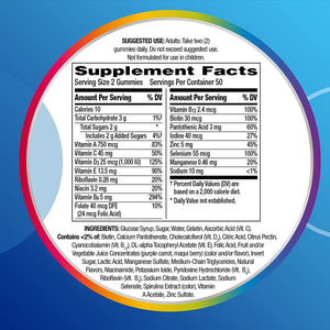 Suplemento en gomitas multivitamínico Centrum Men