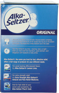 Alka-Seltzer: alivio rápido malestar estomacal, indigestión, 72 unidades NDP-4