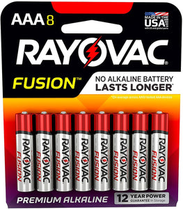 Rayovac AAA Fusion Premium - Pilas alcalinas, AAA NDP6