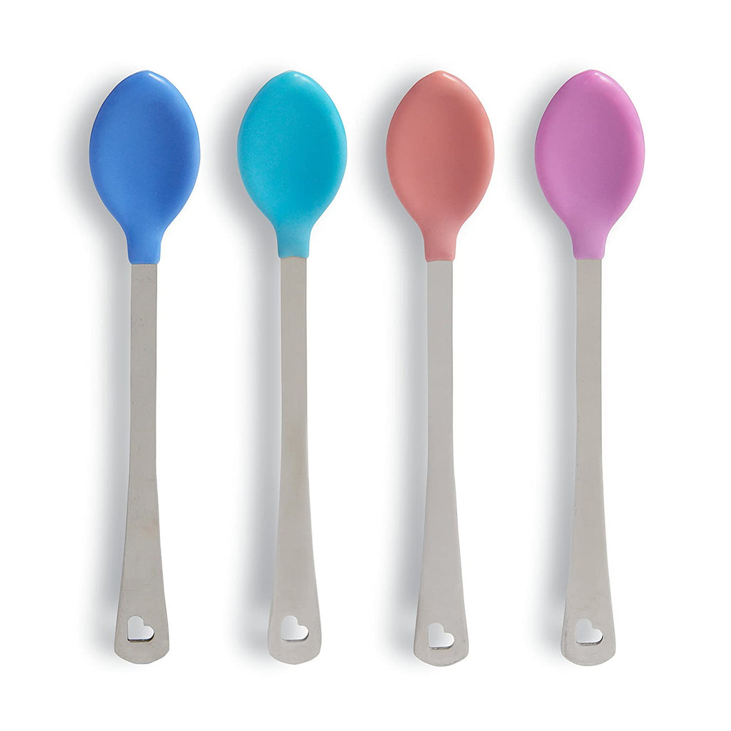 Cucharas de seguridad blancas calientes 4 Ct NDP-19