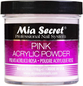 Mia Secret Pink Acrílico Polvo 4 oz Rosa