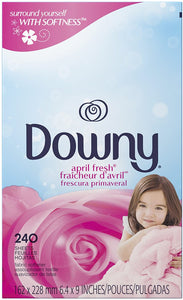 Downy - Hojas de secado suavizante de tela, 240 unidades  NDP 85
