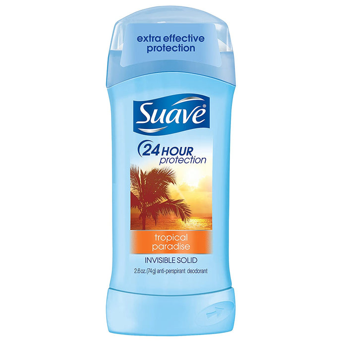 Suave desodorante antitranspirante, ducha Fresh 2.6 oz, Paraíso tropical