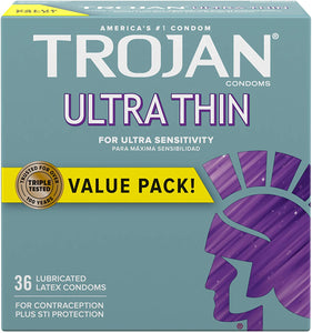 Condones Trojan Ultra Finos Latex (36) NDP-3