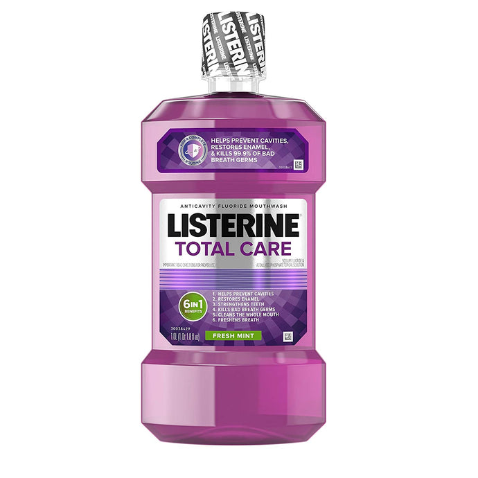 Listerine Total Care, enjuague bucal, menta fresca, 1 L NDP29