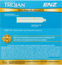 Cargar imagen en el visor de la galería, Trojan ENZ Condón lubricado 1 Caja NDP-10
