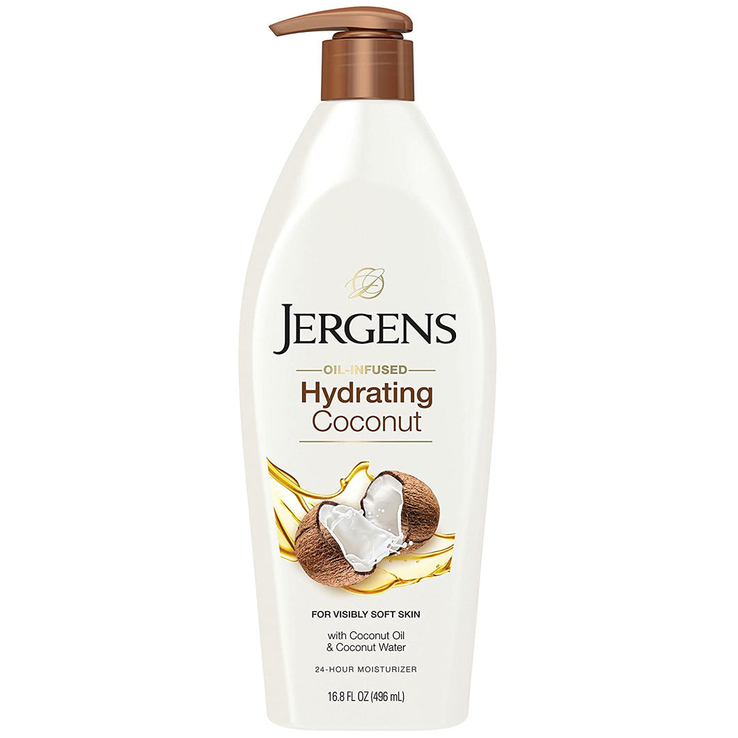 Jergens Hidratante Hidratante Corporal de Coco, 16.8oz