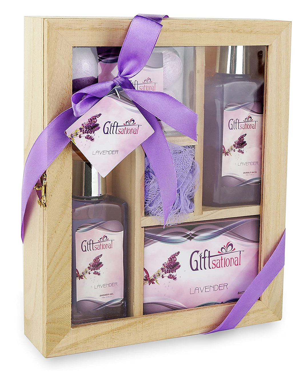 Canasta de regalo de spa con fragancia de lavanda NDP-11