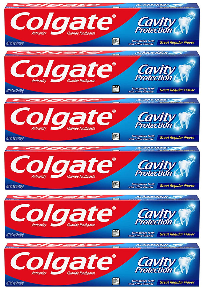 Pasta de dientes Colgate - 6 onzas (paquete de 6) NDP33