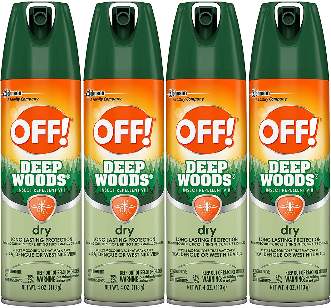 OFF! Repelente de insectos .paquete de 4, 4oz NDP13