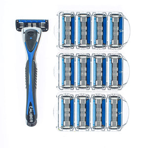 Rasuradora de afeitar con 12 cartuchos de repuesto NDP-1