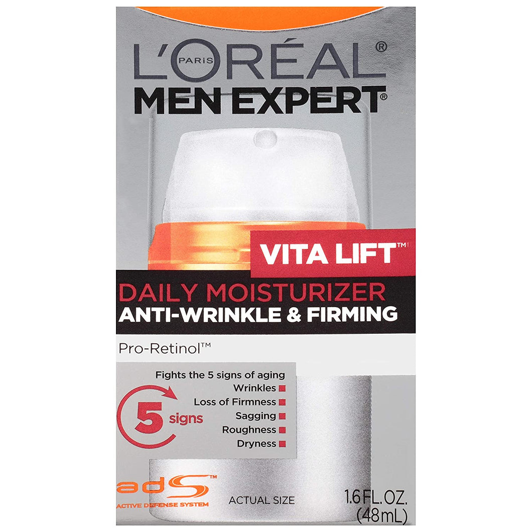 L'OREAL PARIS Men Hidratante facial para hombres 1.6 oz