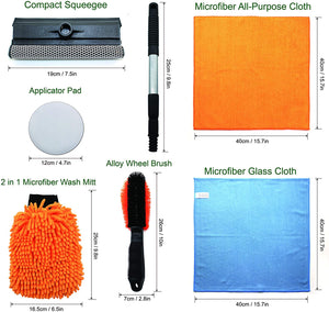 Kit de herramientas de limpieza de coche para limpiaparabrisas NDP-24