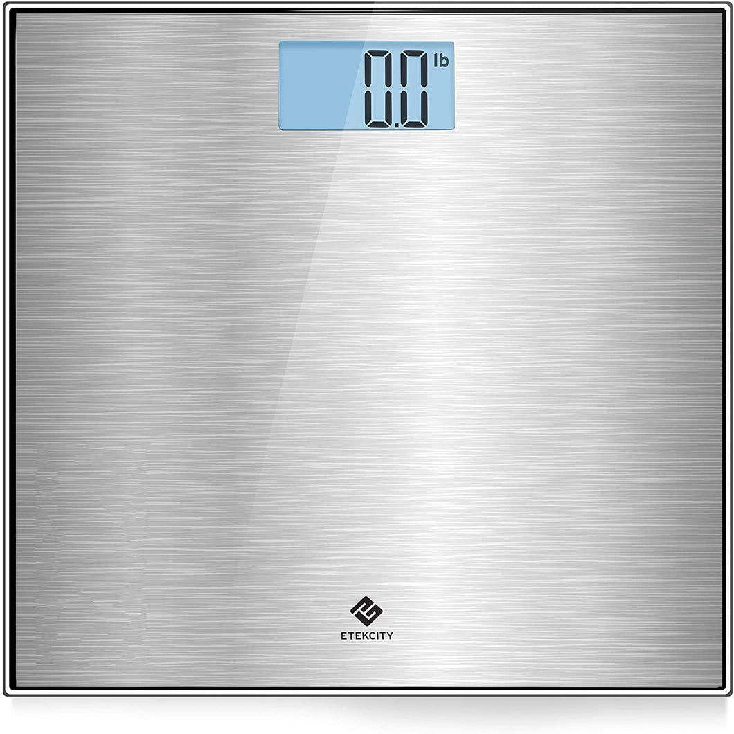 Báscula de baño digital de peso corporal de acero inoxidable