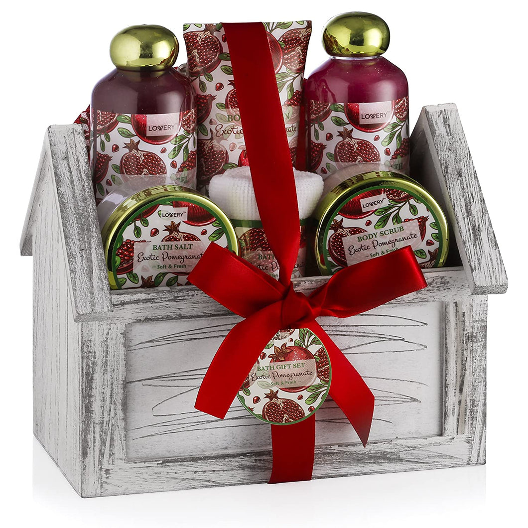 Regalo para el Día de la Madre - Canasta de regalo para el spa casero, 8 pieza